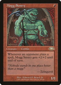 Mogg Sentry - Planeshift (PLS) #69 - Rare Magic: The Gathering Trading Card