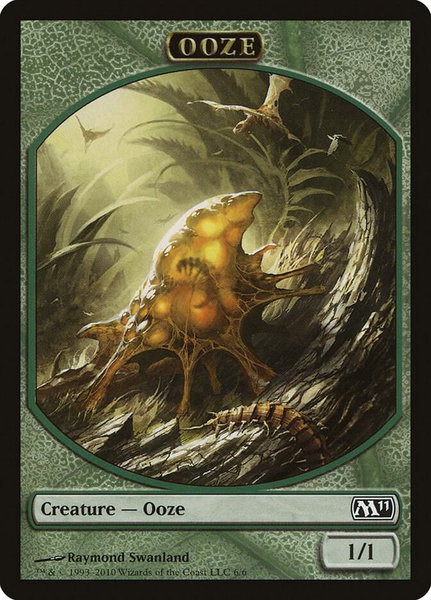 Ooze Token (6) trading card from Magic 2011 (M11) Ooze Token (6) - Magic 2011 (M11) Magic: The Gathering trading card