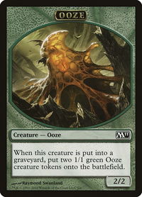Ooze Token (5) - Magic 2011 (M11) (M11) #5 - Token Magic: The Gathering Trading Card