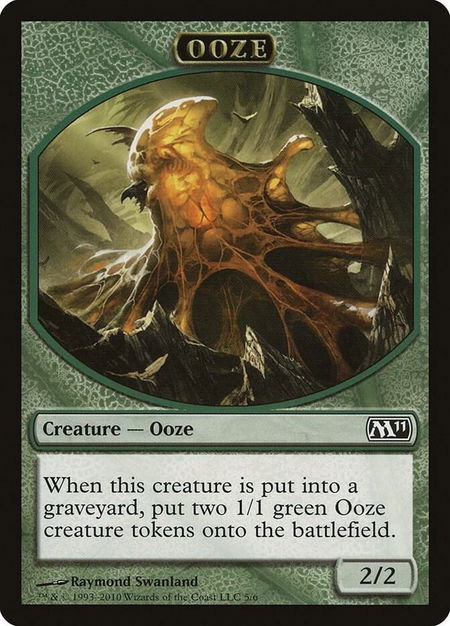 Ooze Token (5) - Magic 2011 (M11) Magic: The Gathering trading card