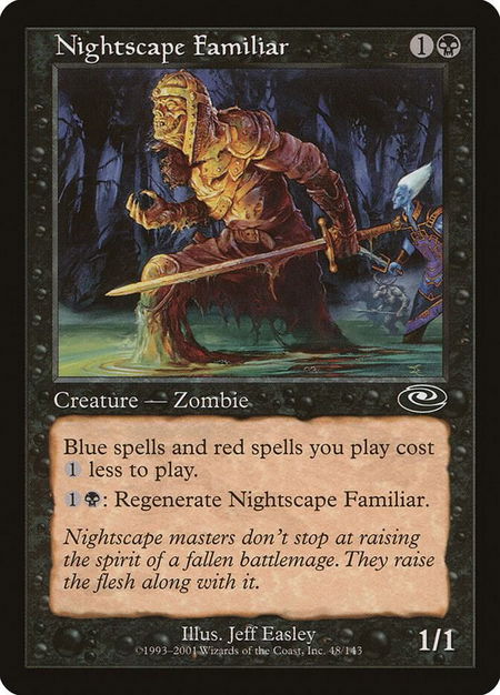 Nightscape Familiar - Planeshift Magic: The Gathering trading card