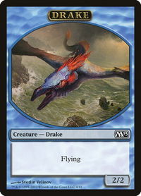 Drake Token - Magic 2013 (M13) (M13) #4 - Token Magic: The Gathering Trading Card