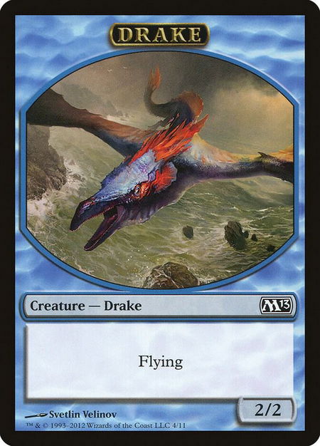 Drake Token - Magic 2013 (M13) Magic: The Gathering trading card