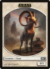 Goat Token - Magic 2013 (M13) (M13) #2 - Token Magic: The Gathering Trading Card