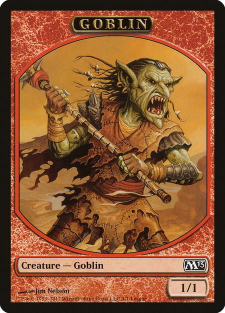 Goblin Token - League Promos Magic: The Gathering trading card