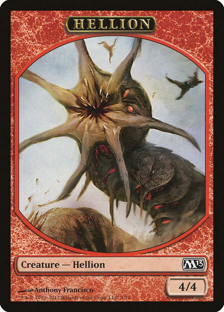 Hellion Token - Magic 2013 (M13) Magic: The Gathering trading card