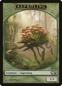 Saproling Token - Magic 2013 (M13) (M13) #9 - Token Magic: The Gathering Trading Card