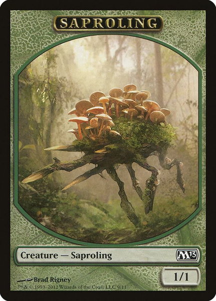 Saproling Token - Magic 2013 (M13) Magic: The Gathering trading card