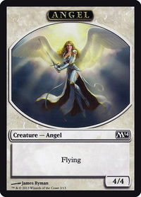 Angel Token - Magic 2014 (M14) (M14) #2 - Token Magic: The Gathering Trading Card