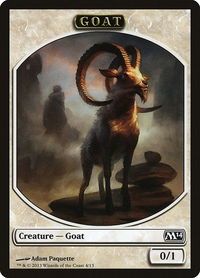Goat Token - Magic 2014 (M14) (M14) #4 - Token Magic: The Gathering Trading Card