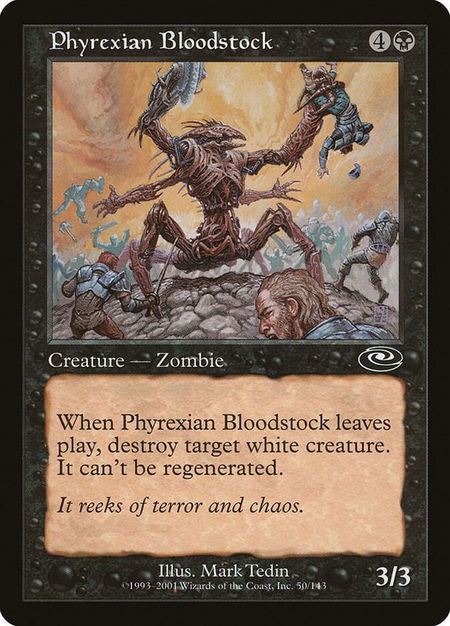 Phyrexian Bloodstock - Planeshift Magic: The Gathering trading card