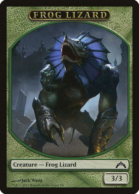 Frog Lizard Token - Gatecrash Magic: The Gathering trading card