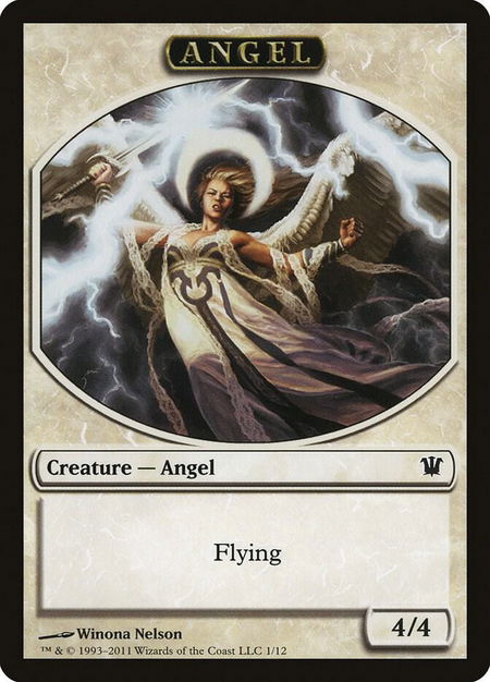 Angel Token - Innistrad Magic: The Gathering trading card