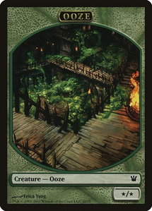 Ooze Token - Innistrad (ISD) #10 - Token Magic: The Gathering Trading Card