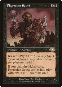 Phyrexian Scuta - Planeshift (PLS) #51 - Rare Magic: The Gathering Trading Card