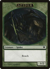 Spider Token - Innistrad (ISD) #11 - Token Magic: The Gathering Trading Card