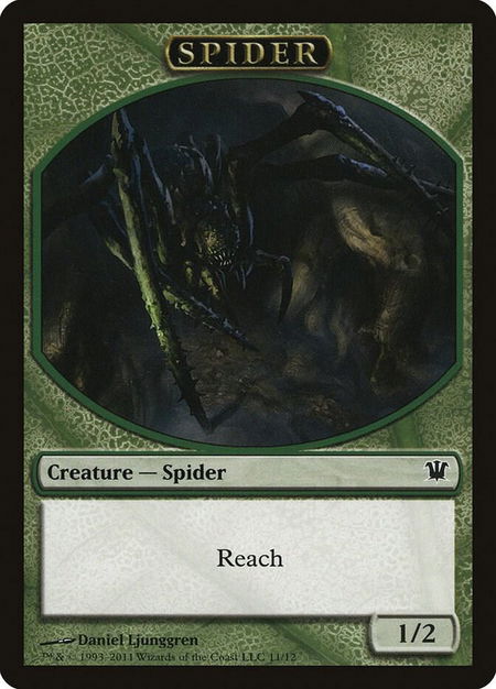 Spider Token - Innistrad Magic: The Gathering trading card
