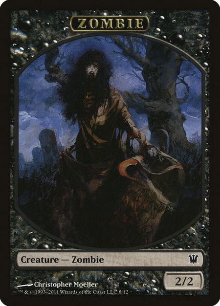 Zombie Token (8) - Innistrad Magic: The Gathering trading card