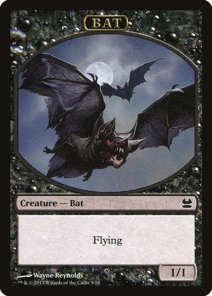 Bat Token trading card from Modern Masters Bat Token - Modern Masters Magic: The Gathering trading card