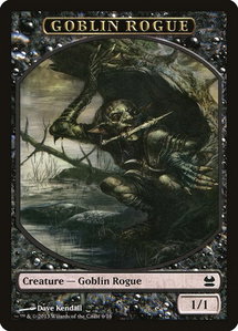 Goblin Rogue Token - Modern Masters (MMA) #6 - Token Magic: The Gathering Trading Card