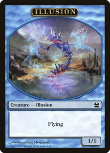 Illusion Token - Modern Masters (MMA) #4 - Token Magic: The Gathering Trading Card