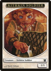 Kithkin Soldier Token - Modern Masters (MMA) #2 - Token Magic: The Gathering Trading Card