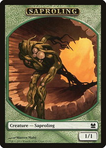 Saproling Token - Modern Masters (MMA) #12 - Token Magic: The Gathering Trading Card