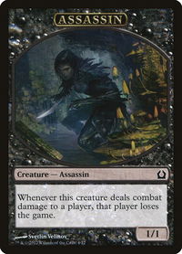 Assassin Token - Return to Ravnica (RTR) #4 - Token Magic: The Gathering Trading Card