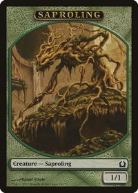 Saproling Token - Return to Ravnica (RTR) #10 - Token Magic: The Gathering Trading Card