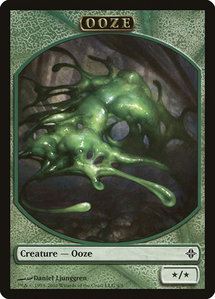 Ooze Token - Rise of the Eldrazi (ROE) #4 - Token Magic: The Gathering Trading Card