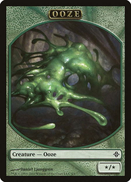 Ooze Token - Rise of the Eldrazi Magic: The Gathering trading card