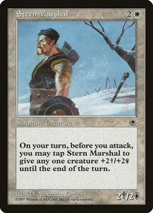 Stern Marshal - Portal (POR) #32 - Rare Magic: The Gathering Trading Card