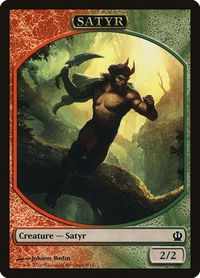 Satyr Token - Theros (THS) #9 - Token Magic: The Gathering Trading Card