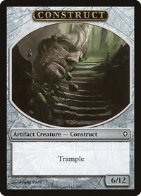 Construct Token - Worldwake (WWK) #6 - Token Magic: The Gathering Trading Card