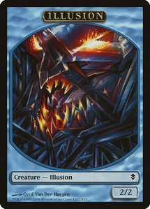 Illusion Token - Zendikar (ZEN) #4 - Token Magic: The Gathering Trading Card