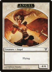 Angel Token - Avacyn Restored (AVR) #1 - Token Magic: The Gathering Trading Card
