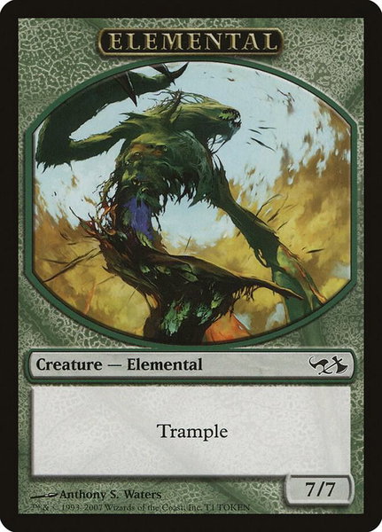 Elemental Token - Duel Decks: Elves vs. Goblins Magic: The Gathering trading card
