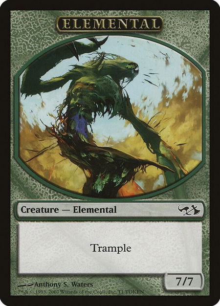 Elemental Token - Duel Decks: Elves vs. Goblins Magic: The Gathering trading card