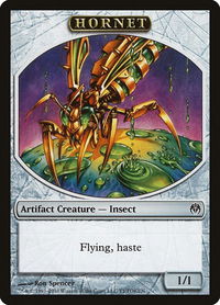 Hornet Token - Duel Decks: Phyrexia vs. the Coalition (DDE) #1 - Token Magic: The Gathering Trading Card
