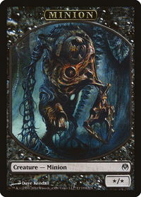 Minion Token - Duel Decks: Phyrexia vs. the Coalition (DDE) #2 - Token Magic: The Gathering Trading Card