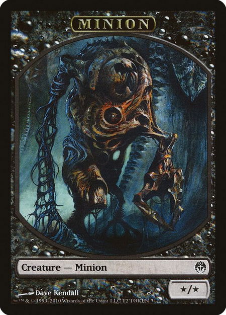 Minion Token trading card from Duel Decks: Phyrexia vs. the Coalition Minion Token - Duel Decks: Phyrexia vs. the Coalition Magic: The Gathering trading card