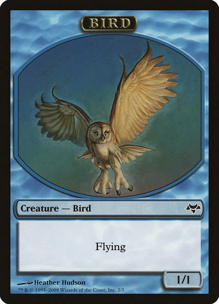 Bird Token - Eventide Magic: The Gathering trading card