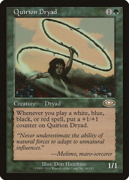 Quirion Dryad - Planeshift Magic: The Gathering trading card