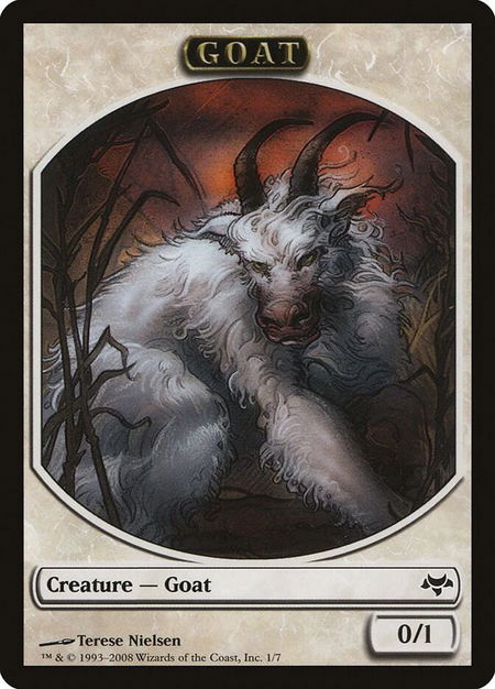 Goat Token - Eventide Magic: The Gathering trading card
