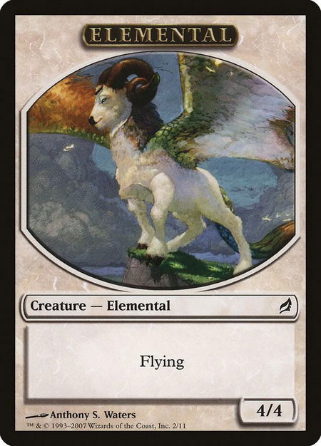 Elemental Token (2) - Lorwyn Magic: The Gathering trading card