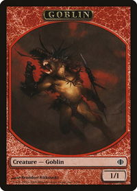 Goblin Token - Shards of Alara (ALA) #7 - Token Magic: The Gathering Trading Card