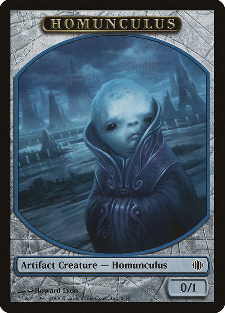 Homunculus Token - Shards of Alara Magic: The Gathering trading card