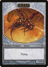 Wasp Token - 10th Edition (10E) #6 - Token Magic: The Gathering Trading Card
