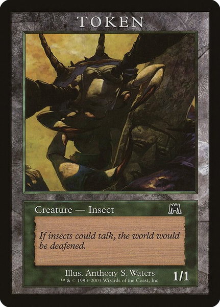 Insect Token (ONS) - Magic Player Rewards Magic: The Gathering trading card