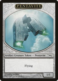 Pentavite Token (MRD) - Magic Player Rewards (MPRP) #3 - Token Magic: The Gathering Trading Card